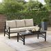 Crosley Kaplan 2Pc Outdoor Sofa Set - 79 W x 65 D x 32 H
