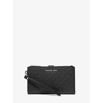 Michael Kors Adele Logo Smartphone Wallet Black One Size