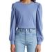Levi's Tops | Levi’s Flora Puff-Sleeve Top Women’s Large Long Sleeve “Colony Blue” New W/Tags! | Color: Blue | Size: L