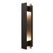 Orren Ellis Lielah 1 - Light LED Flush Mounted Sconce Metal in Brown | 20 H x 5 W x 3.3 D in | Wayfair 526E8F9CD03C415DADB2241EEF0D0F91