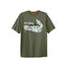 Men's Big & Tall Boulder Creek® Nature Graphic Tee by Boulder Creek in Lakeside Fishing (Size 6XL)