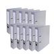 Exacompta - Ref. 53740E - Box of 10 Prem'Touch A4 lever arch files - Spine 70 mm - Mechanical 75 mm - External dimensions: 32 x 29 x 7 cm - Format to file A4 - Colour: Gray