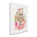 Stupell Industries land Rabbit Rose Nest Spring Florals Super Oversized Stretched Canvas Wall Art By Sherri Buck Baldwin Canvas in Pink | Wayfair