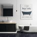 Stupell Industries Like Big Tubs Bathroom Phrase Good Hygiene Humor Oversized Stretched Canvas Wall Art By Natalie Carpentieri Canvas | Wayfair