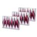 The Holiday Aisle® 8 Piece Solid Ball Ornament Set Plastic in Red/White | 6 H x 1.5 W x 1.5 D in | Wayfair CDB76025A1F94646A30A925AAC5E60C8