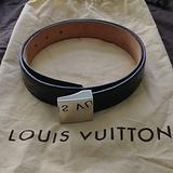 Louis Vuitton Accessories | Louis Vuitton Men's Exotic Leather Alligator Belt | Color: Black | Size: 95