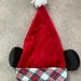 Disney Accessories | Disney Parks Mickey Mouse Santa Hat Nwt | Color: Red/Brown | Size: Os