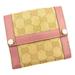 Gucci Bags | Authentic Gucci Wallet Purse Gg Pink Beige Woman Unisex Used | Color: Pink/Tan | Size: 12 Cm