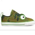 Converse Shoes | Converse Limited Edition Frog Low Tops | Color: Black/Green | Size: 8b