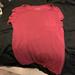 American Eagle Outfitters Tops | Burgundy American Eagle Soft & Sexy Top W Pocket | Color: Red | Size: S