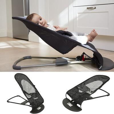Babywippe Babyschaukel Baby Wippe Schaukelwippe kinder wippe 88×40×51.5cm Hoehenverstellbar,Schwarz Image