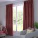 McalisterTextiles Solid Blackout Thermal Grommet Curtain Panels (DSQ is Set to 2) Polyester/Cotton Blend in Red/Gray/Brown | 54 H in | Wayfair