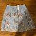 J. Crew Skirts | J Crew Palm Chambray Skirt Nwt | Color: Blue/White | Size: 00