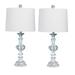 Cottage Antique Blue Resin 26 1/2" Table Lamp, Set 2 by Fangio Lighting in Blue