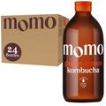 24 x Fresh 330ml Bottles MOMO Kombucha Drink Organic - Kombucha Tea Probiotic Drink – Ginger-Lemon