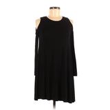 Jolie Casual Dress: Black Solid Dresses - Women's Size X-Small