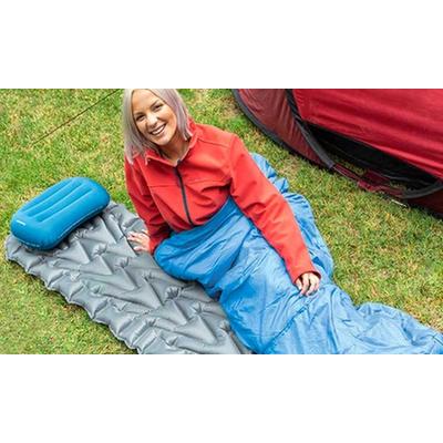 Inflatable Mattress and Pillow for Camping and Hiking