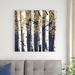 Red Barrel Studio® Fresh Forest Indigo II by James Wiens - Wrapped Canvas Painting Canvas in White | 36 H x 36 W x 1.25 D in | Wayfair