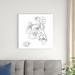 Gracie Oaks Wild Strawberries I by Melissa Wang - Wrapped Canvas Drawing Print Canvas in Gray | 30 H x 30 W x 1.25 D in | Wayfair