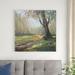 Red Barrel Studio® Path to the Tree II by Sandra Iafrate - Wrapped Canvas Painting Canvas in White | 36 H x 36 W x 1.25 D in | Wayfair