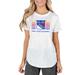 Women's Concepts Sport White New York Rangers Gable Knit T-Shirt