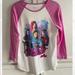 Disney Tops | Disney T-Shirt May The Fiercest Win Jr Size Xl 3/4 Sleeve | Color: Pink/White | Size: Xlj