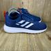 Adidas Shoes | Adidas Mens Lite Racer Cln F35441 Blue Running Shoes Lace Up Low Top Size 6.5. | Color: Blue/Red | Size: 6.5