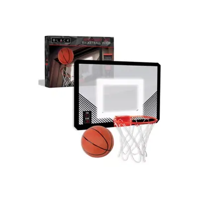Black Series Basketball Hoop - Light-Up Pro, 18 Inch