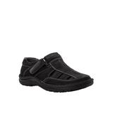 Wide Width Men's Men's Jack Fisherman Style Sandals by Propet in Black (Size 10 1/2 W)