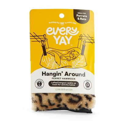 EveryYay Snooze Fest Assorted Nylon Plush Ferret Hammock, Small