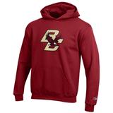 Youth Champion Maroon Boston College Eagles Eco Powerblend Pullover Hoodie