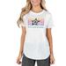 Women's Concepts Sport White Dallas Stars Gable Knit T-Shirt