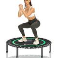 Darchen 200 KG Mini Trampoline for Adults, Indoor Small Rebounder Exercise Trampoline for Workout Fitness for Quiet and Safely Cushioned Bounce, [100 CM]