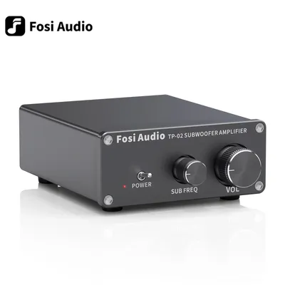 Fosi Audio TP-02 Amplificateur de caisson de basses TDA7498E Mini pad Amplificateur de basse