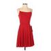 B. Darlin Cocktail Dress - A-Line: Red Polka Dots Dresses - Women's Size 5