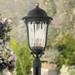 Peale Street 25" High Sand Coal and Vermeil Gold Outdoor Post Light