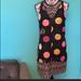 Anthropologie Dresses | Anthropologie Maeve Retro Polka Dot Shimmer Dress | Color: Black/Pink | Size: Xs