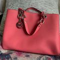 Michael Kors Bags | Micheal Kors Saffiano Handbag | Color: Pink | Size: Os