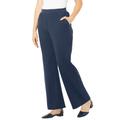 Plus Size Women's Suprema® Wide Leg Pant by Catherines in Navy (Size 3X)