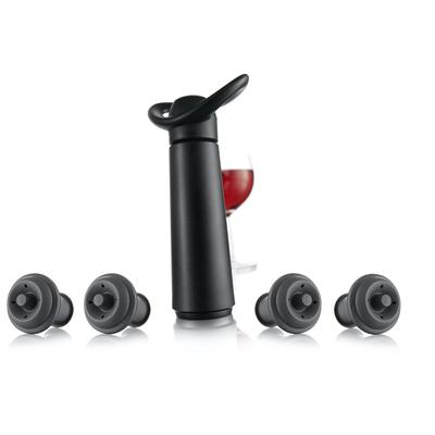 Wine Saver Concerto Black (1 pump, 4 stoppers) by ...