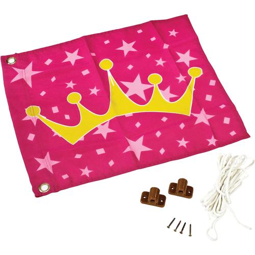 AXI Fahne Prinzessin pink, rosa, gelb Kinder