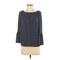 MICHAEL Michael Kors Long Sleeve Top Blue Polka Dots Tops - Womens Size X-Small