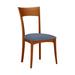 Copeland Furniture Ingrid Side Chair Genuine Leather in Blue | 37.5 H x 19.75 W x 22 D in | Wayfair 8-ING-20-23-Spectrum Denim