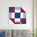 Rosalind Wheeler Americana Patchwork Tile II Canvas | 30 H x 30 W x 1.25 D in | Wayfair 0900E29B00C241569135047A77A7A8D2