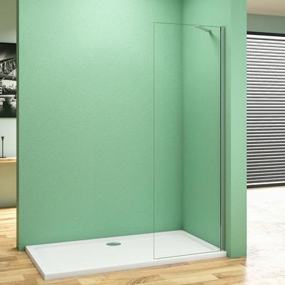 60x200cm+45cm Stabilisator 8mm esg Sicherheitsglas Walk in Dusche Duschwand Nano Glas