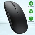 Mini souris Bluetooth sans fil aste pour ordinateur souris optique ergonomique USB 2.4 mesurz