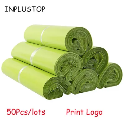 Inplostop – sacs de courrier enveloppe de couleur verte paquet de 50 pièces sacs de courrier