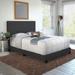 Boyd Sleep Milan Linen Upholstered Platform Bed Frame - Adjustable Headboard, Box Spring Required