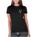 Women's Concepts Sport Black Milwaukee Bucks Marathon Knit T-Shirt