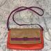 Kate Spade Bags | Kate Spade Leather Loula Houston Street Tan Orange Purple Crossbody | Color: Orange/Purple | Size: Os